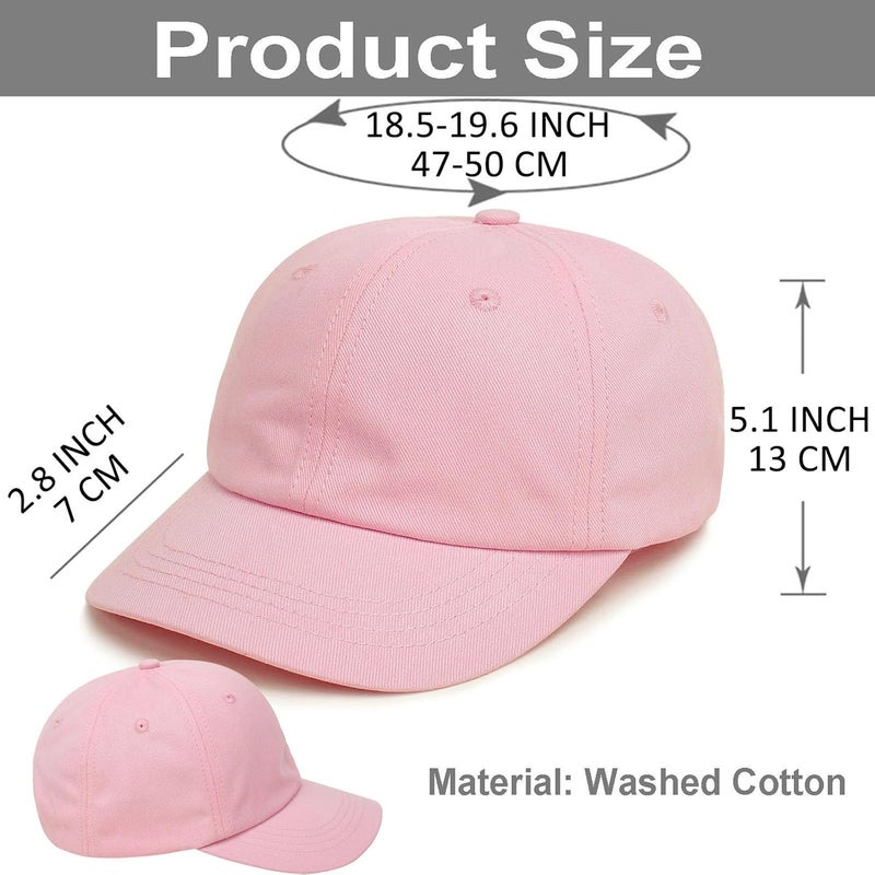 Beieverluck 4 Pieces Toddler Baseball Hat Kid Baseball Cap Washed Cotton Adjustable Caps Hats for Boys Girls - Image 2